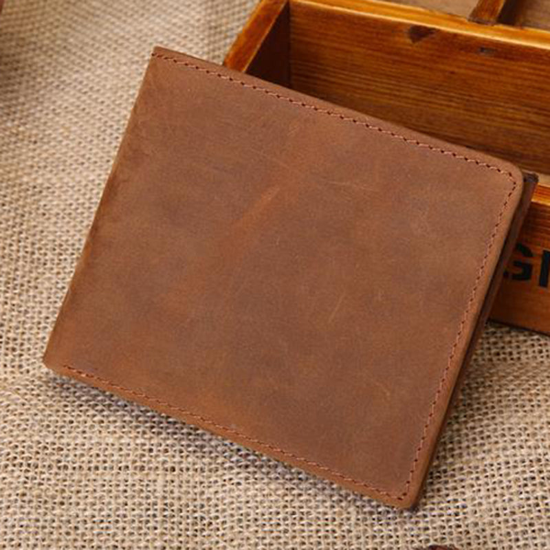 Full Grain Leather Handmade Bifold Wallet