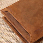 Full Grain Leather Handmade Bifold Wallet