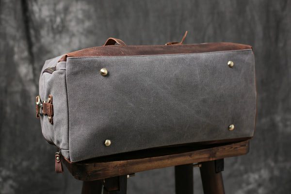 Canvas Duffel Bag (Engravable)