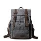 Waxed Canvas & Leather Travel Backpack
