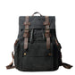 Waxed Canvas & Leather Travel Backpack