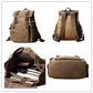 Waxed Canvas & Leather Travel Backpack