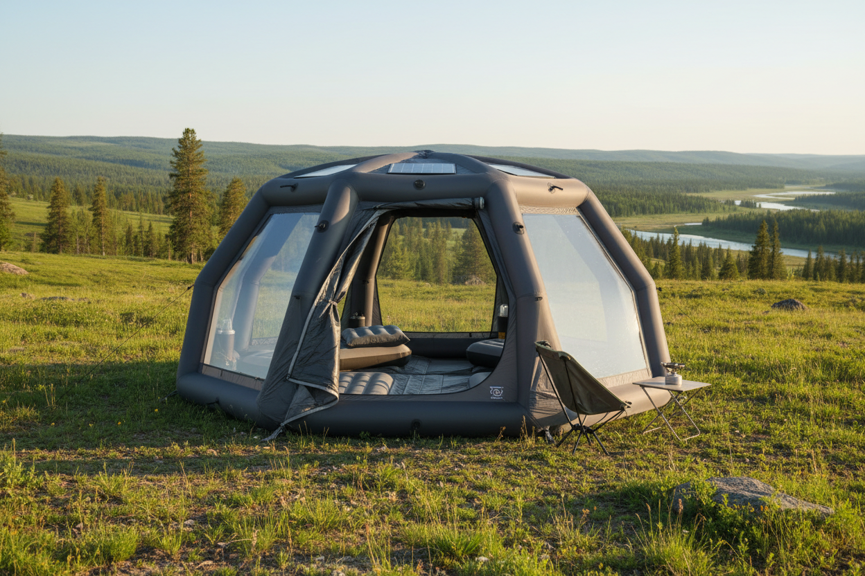 hexagonal inflatable tent 