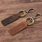 Full‑Grain Leather Keychain – Classic Loop