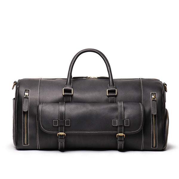 Full Grain Leather Duffel Bag