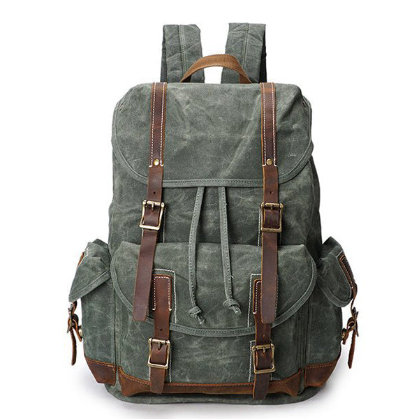 Waxed Canvas Backpack