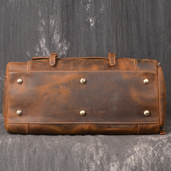 Full Grain Leather Duffel Bag