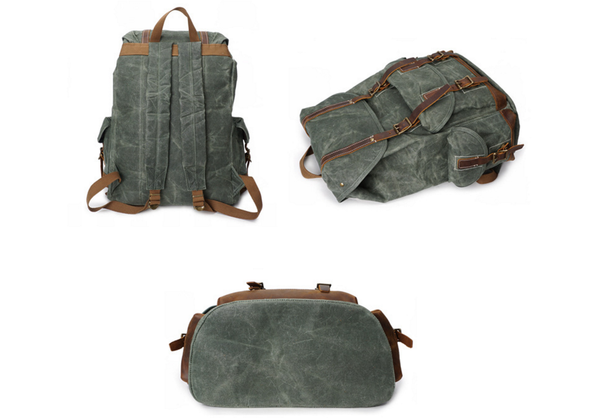 Waxed Canvas Backpack