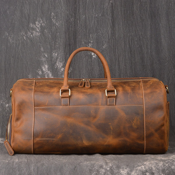Full Grain Leather Duffel Bag
