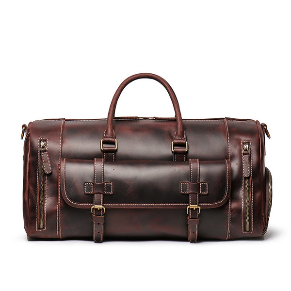 Full Grain Leather Duffel Bag