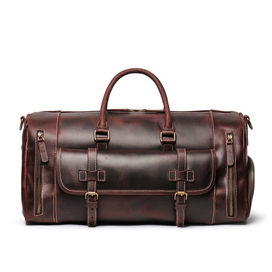 Full Grain Leather Duffel Bag