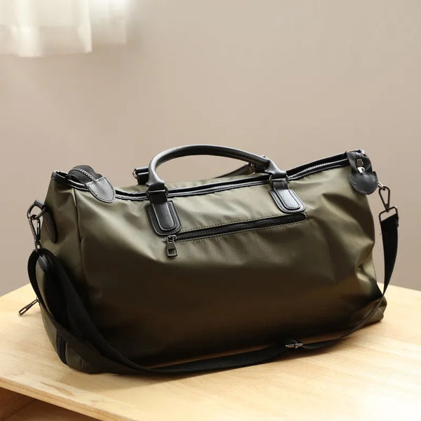 Canvas Leather Duffel Bag