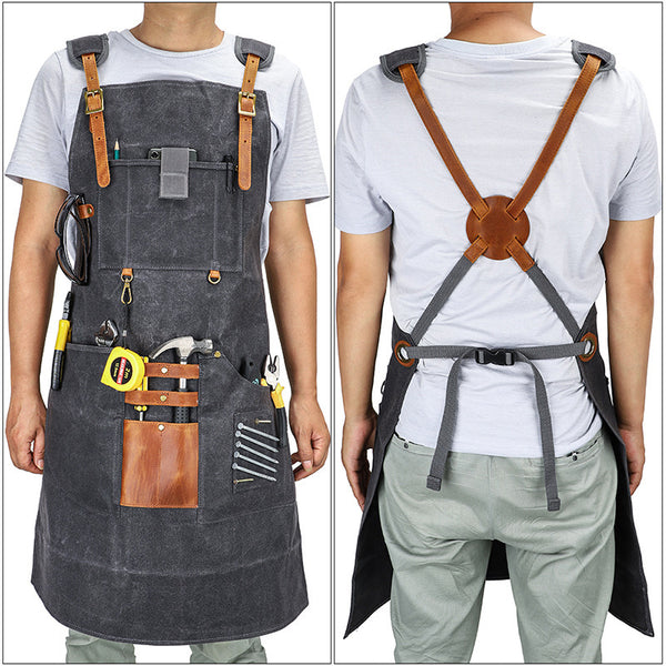 Canvas Work Apron (Engravable)