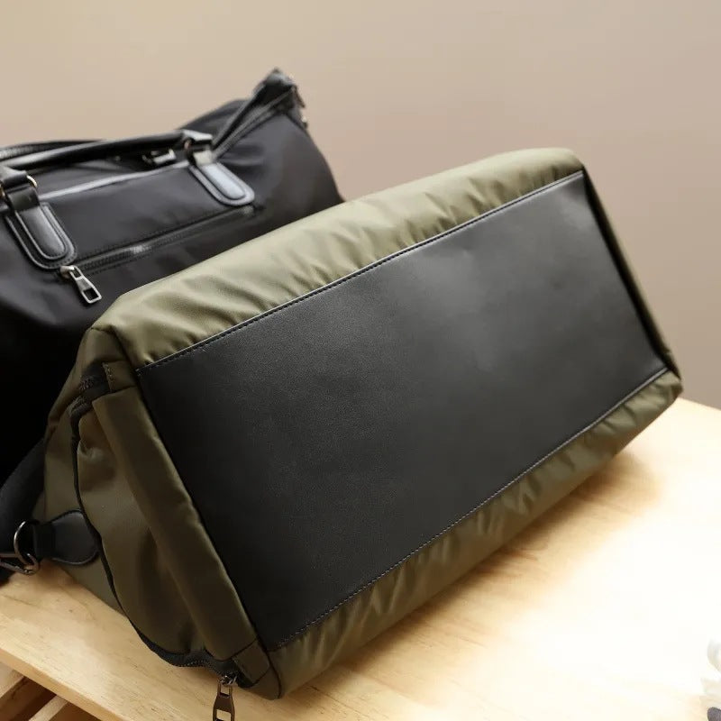 Canvas Leather Duffel Bag